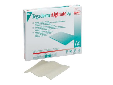 Silver Alginate Dressing 3M, Tegaderm Alginate Ag 4  x 5  on Sale