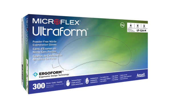 Ansell Microflex Ultraform Powder-Free Nitrile Exam Gloves All Sizes Cheap