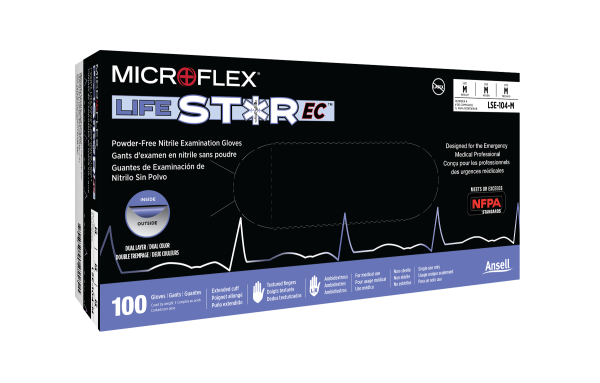 Ansell Microflex Lifestar Ec Powder Free Nitrile Exam Gloves Online now