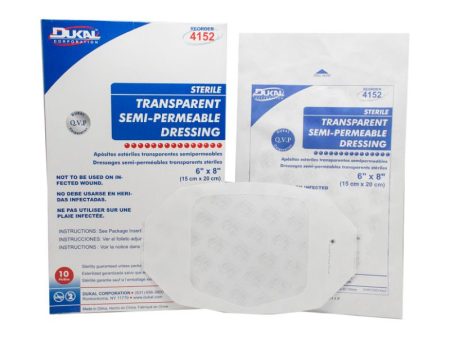 Dukal Sterile Transparent Semi-Permeable Dressing 6  x 8  on Sale