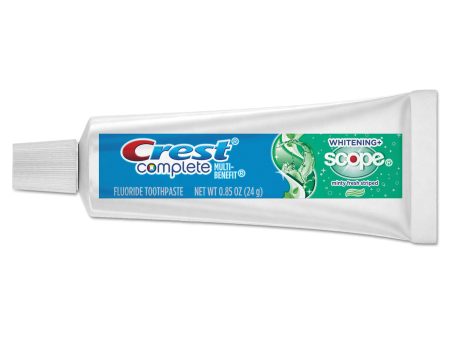 Crest Complete Multi-Benefit Whitening+Scope Toothpaste, Mint, 0.85 oz, 72 tubes cs Online Hot Sale