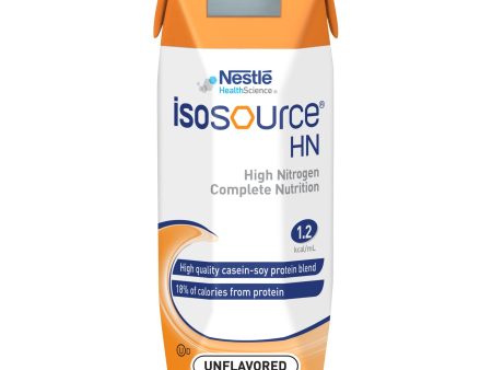 Tube Feeding Formula Isosource HN Unflavored Liquid Sale