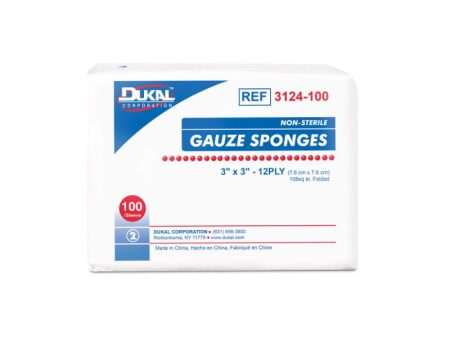 Non-Sterile Gauze Sponges 3  X 3  12-Ply Online Sale