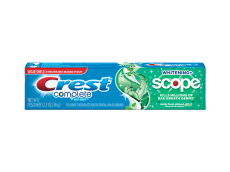 Crest Complete Whitening + Scope Toothpaste, Minty Fresh, 2.7 Oz, 24 cs Fashion