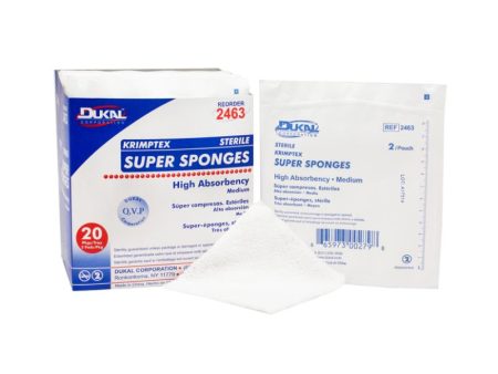 Sterile Super Sponges Medium Sale