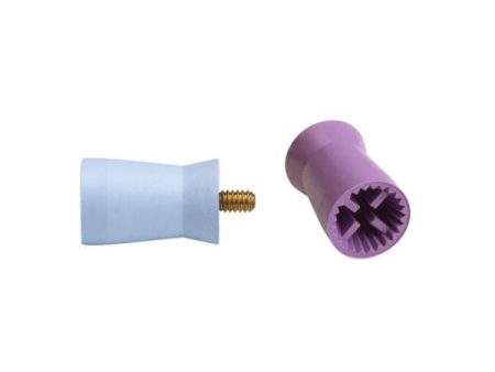 Young Webbed, Screw, Petite, Latex Free, Soft, Purple, Prophy Cups, 720 cs For Sale