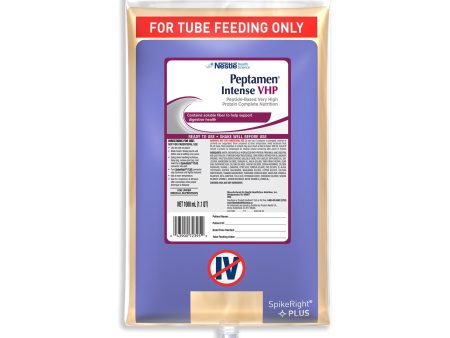 Tube Feeding Formula Peptamen Intense VHP Unflavored Liquid CS 24 Online now