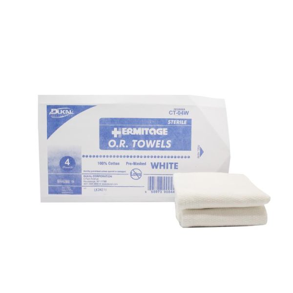 Sterile OR Towels 17  x 26 , White For Cheap