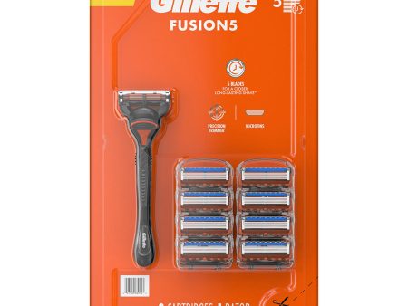 Gillette Fusion5 Men s Razor with 9 Razor Blade Refills Supply