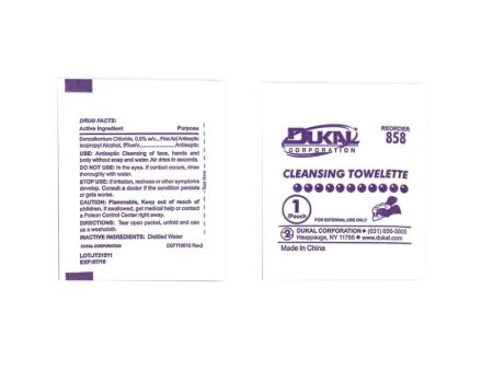 Cleansing Towelette 5 x 8 Online Sale