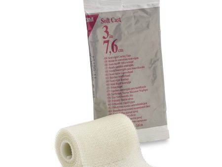 Soft Casting Tape, White, 3  x 4 yds For Sale