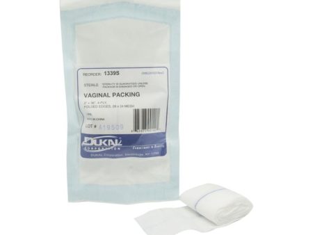 Sterile Vaginal Packing 2  x 36   4-Ply Online