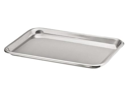 Stainless Steel Instrument Tray Flat 13-5 8  x 9-3 4  x 5 8  Discount