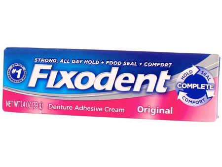 Fixodent Denture Adhesive, Original, 1.4 oz, 24 cs Online now