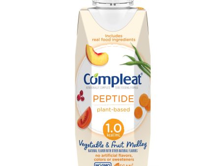 Tube Feeding Formula Compleat Peptide 1.0 Vegetable   Fruit Medley Flavor Liquid Cheap