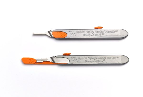 Ansell Sandel Safety Scalpels, Weighted, #4 Sale