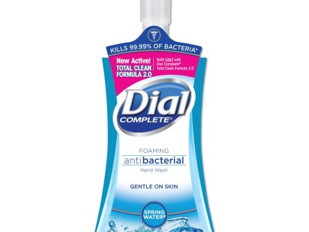 Antibacterial Soap Dial Foaming 7.5 oz. Pump Bottle Spring Water Scent Hot on Sale