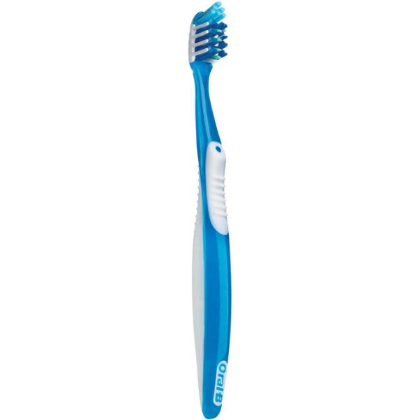 CrossAction All-in-One Toothbrush, 35 Soft, 4 Assorted Colors: Dark Blue, Light Blue, Cool Gray & Magenta, 12 bx Supply