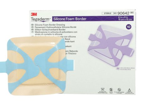 Foam Border Dressing, 6  x 6  Online Hot Sale