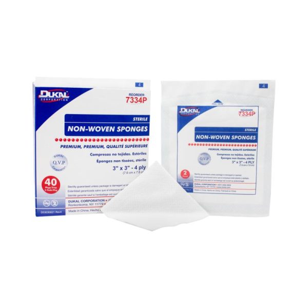 Sterile Premium Non-Woven Sponges 3  x 3  4-Ply Online Hot Sale