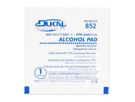 Non-Sterile Alcohol Pad Medium on Sale