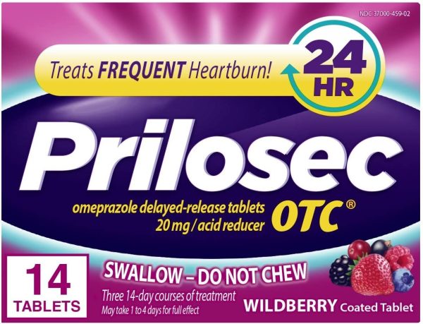 Prilosec Otc Wild Berry 14 pk, 24 Pk cs For Discount