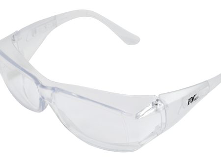 Safety Goggles, Clear Frame Clear Lens, Universal Size, 12 bx Cheap