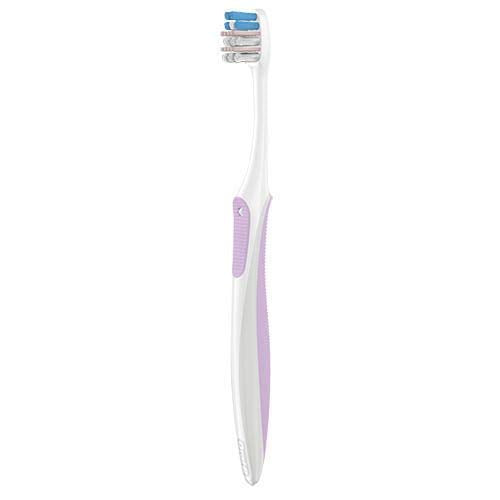 Gum Care Compact Toothbrush, 21 Extra Soft, 4 Assorted Colors: Gray, Rose, Turquoise & Purple, 12 bx Online