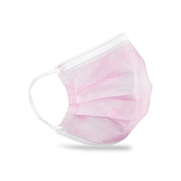 FluidBloq Mask Level 3 Ear-Loop Pink Discount