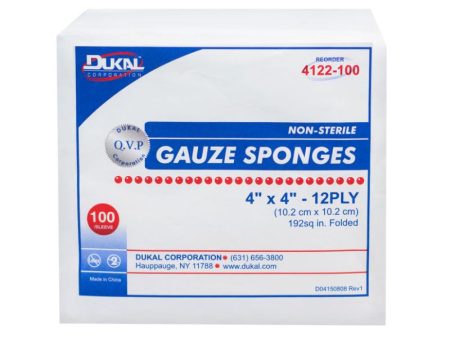 Non-Sterile Gauze Sponges 4  x 4  12-Ply Discount