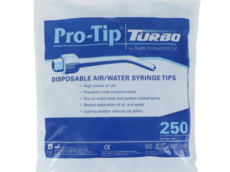 Turbo Air  Water Syringe Tips, 250 bg For Sale