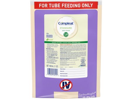 Tube Feeding Formula Compleat Standard 1.4 Cal Vanilla Flavor Liquid Supply