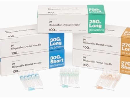 Dental Needle, Plastic Hub, Sterile, 27G, Long, 100 bx Hot on Sale