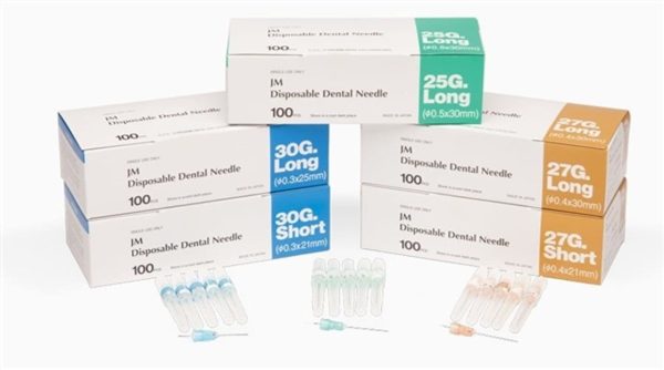 Dental Needle, Plastic Hub, Sterile, 27G, Long, 100 bx Hot on Sale