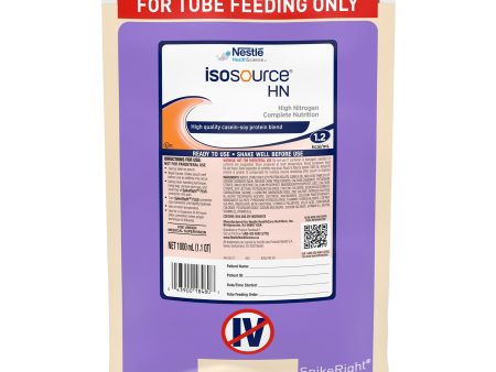 Tube Feeding Formula Isosource HN Unflavored Liquid CS 6 Discount