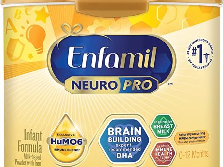 Enfamil NeuroPro Baby Formula, Inspired by Breast Milk, Non-GMO, Reusable Tub, 20.7 Oz Fashion