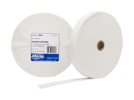 Non-Sterile Gauze Packing Roll 1  x 100 yd 4-Ply For Sale