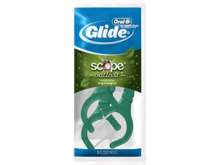 Glide Complete Floss Picks w Scope , 3 pk, 72 pk bx (48 bx plt) on Sale