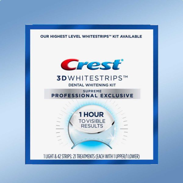 Crest 3D Whitestrips Supreme Professional Exclusive with LED Light, 4 kt cs Online Sale