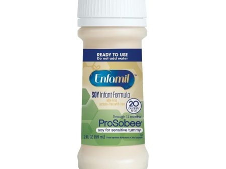 Infant Formula Enfamil ProSobee Nursette Bottle Liquid Soy Lactose Intolerance Hot on Sale