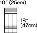 Instrument Pouch Holds Standard Size Instruments, 7  x 11 , 2 Compartments, 2 Adhesive Strips For Cheap