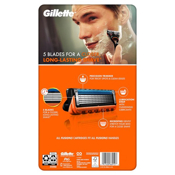 Gillette Fusion5 Men s Razor with 9 Razor Blade Refills Supply