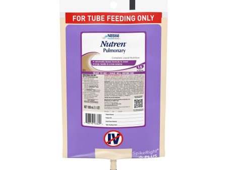 Tube Feeding Formula Nutren Pulmonary Unflavored Liquid CS 6 Cheap