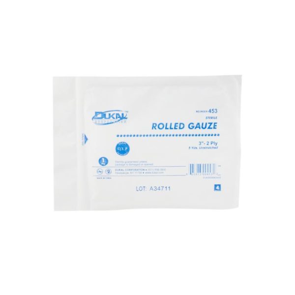 Sterile Rolled Gauze 3  x 5 yd 2-Ply For Cheap