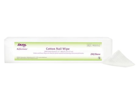 Cotton Nail Wipes 2 x 2  8-Ply For Sale