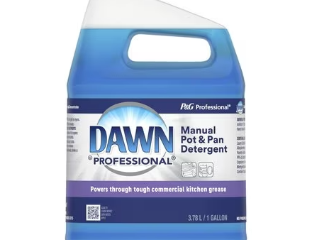 Dawn Manual Pot & Pan Detergent, Regular Concentrate, 1 Gal, 4 cs Supply