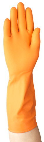 Ansell Alphatec Latex Glove, Orange, Latex Hot on Sale