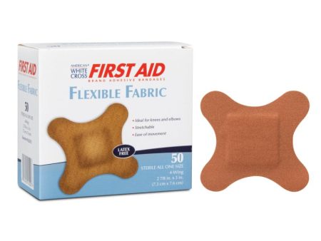 Flexible Fabric Adhesive Bandages 4-Wing  2-7 8 x 3 Online Hot Sale