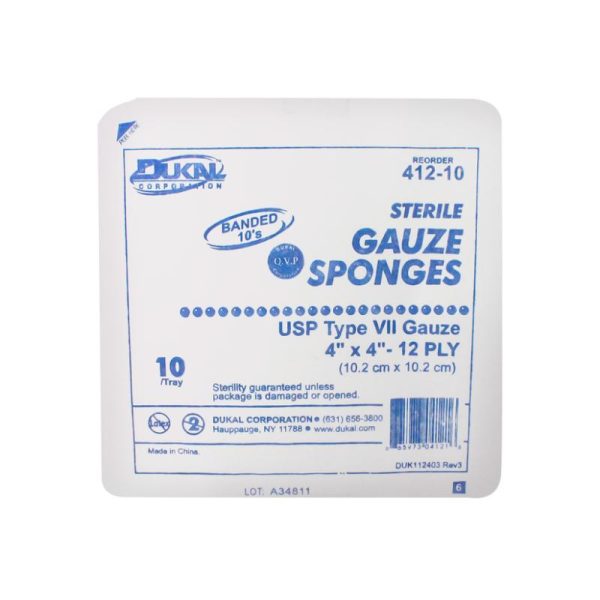 Sterile Gauze Sponges 4  x 4  12-Ply Online Hot Sale