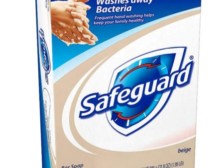 Safeguard Deodorant Bar Soap, Beige, 4 oz, 8ct pk, 6pk cs Discount